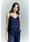 Tosca Askılı Bluz - Lacivert