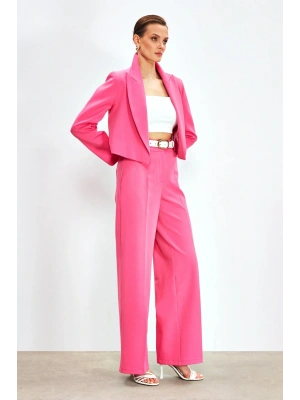 Klasik Bol Paça Pantolon - PEMBE