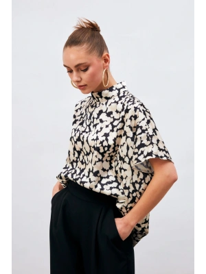 Yarasa Kol Salaş Bluz - Siyah