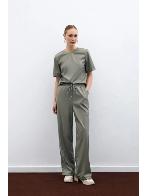 Salaş Deri Pantolon - Çağla Yeşili