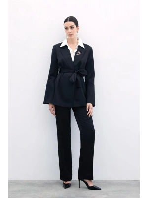 Klasik Düz Pantolon - Siyah