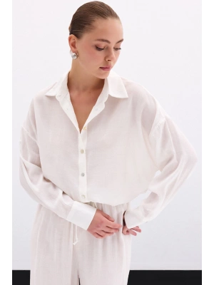 Salaş Gömlek - Ekru
