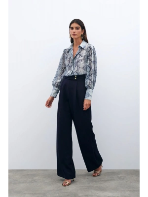 Bel Detaylı Pantolon