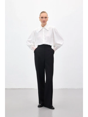 Cepli Klasik Pantolon - Siyah