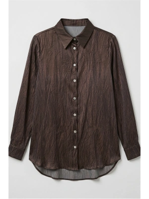 Salaş Gömlek - Koyu Kahve