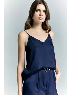 Tosca Askılı Bluz - Lacivert