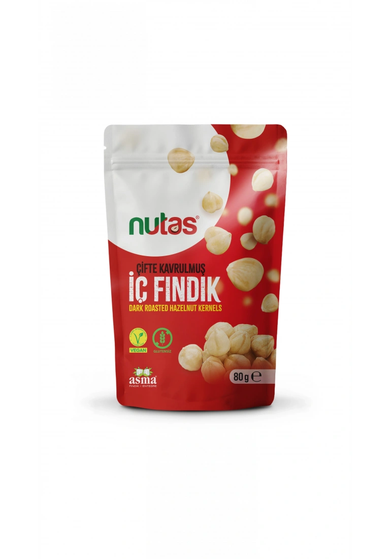 Nutas Çifte Kavrulmuş İç Fındık - 80g Doypack