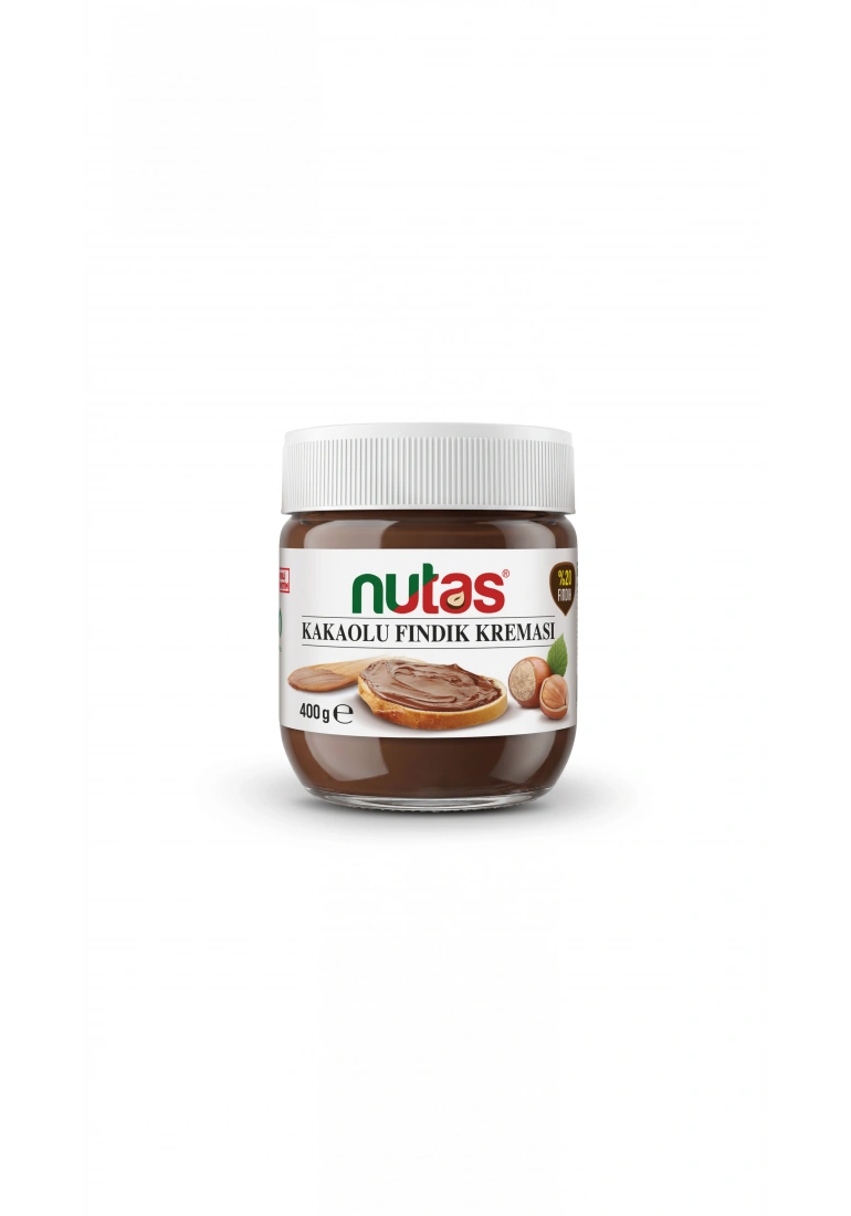 Nutas Kakaolu Fındık Kreması – 400g Cam Kavanoz