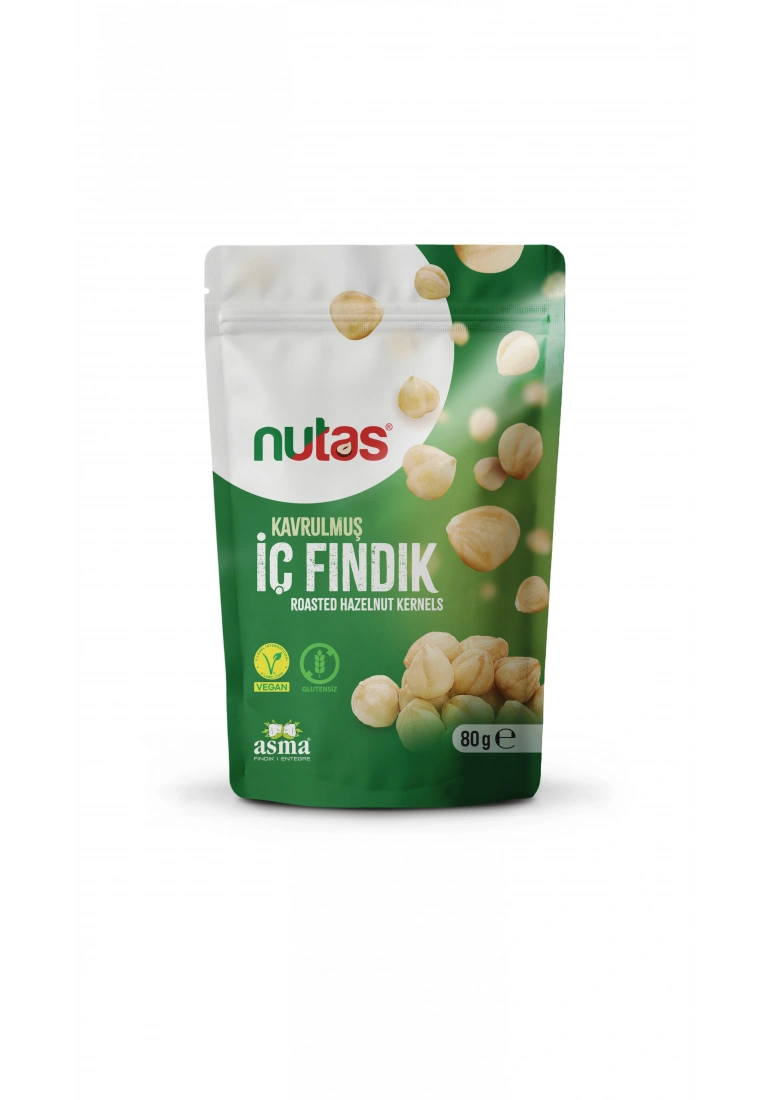 Nutas Kavrulmuş İç Fındık - 80g Doypack