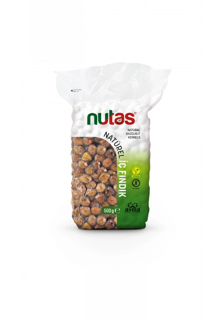 Nutas Natürel İç Fındık – 500g Vakum Paket
