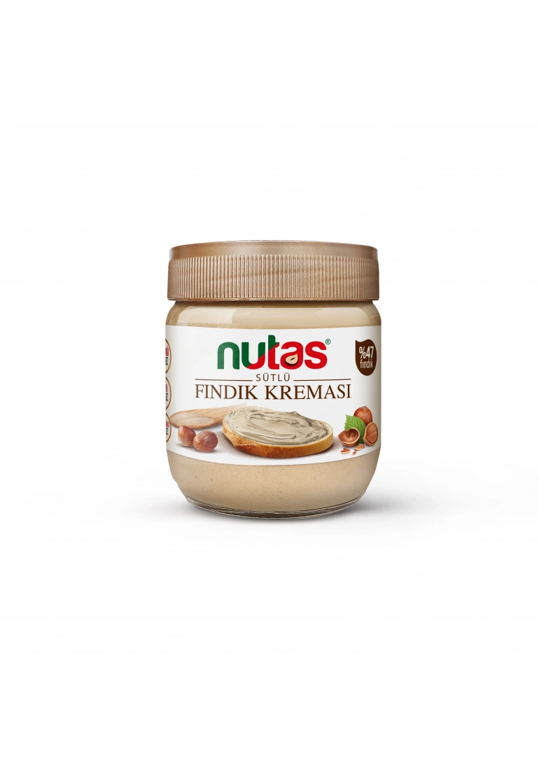 Nutas Sütlü Fındık Kreması – 400g Cam Kavanoz
