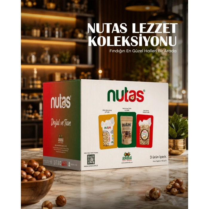 Nutas Fındık Paketi - 3lü