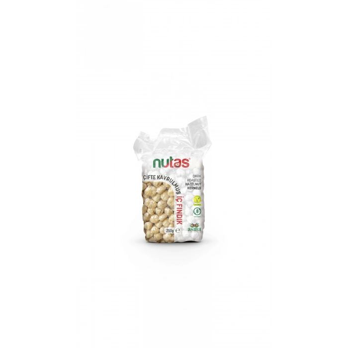 Nutas Çifte Kavrulmuş İç Fındık - 250g Vakum Paket