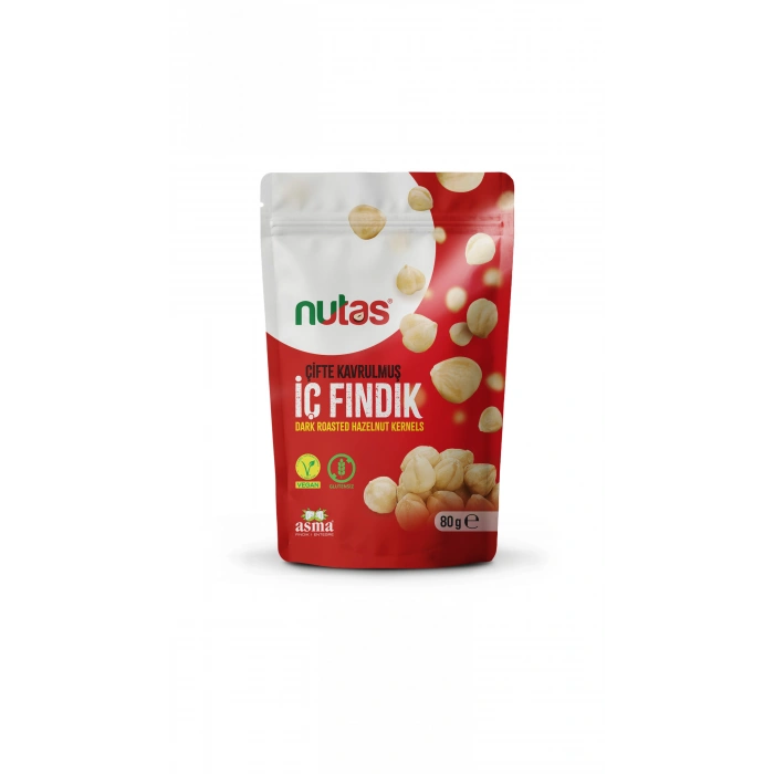 Nutas Çifte Kavrulmuş İç Fındık - 80g Doypack