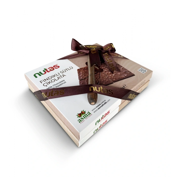 Nutas Fındıklı Sütlü Çikolata - 580g Çekiçli Özel Kutu