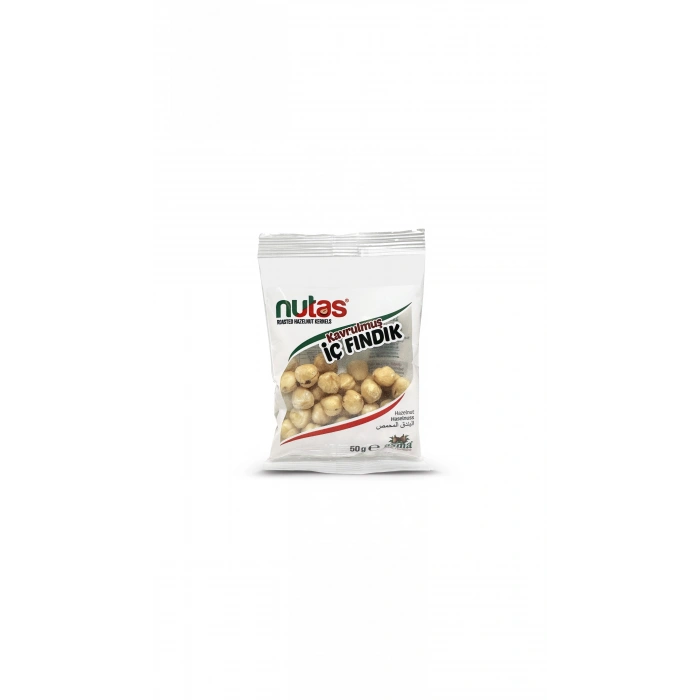 Nutas Kavrulmuş İç Fındık - 50g Yastık Paket (90lı Kutu)
