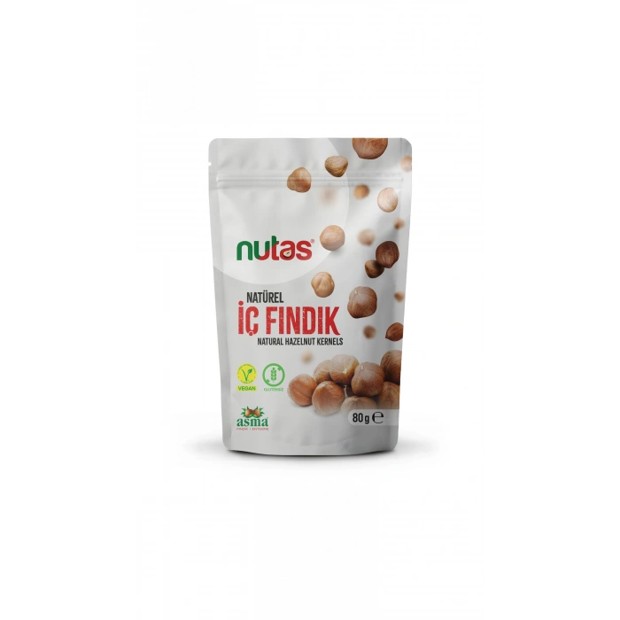 Nutas Natürel İç Fındık - 80g Doypack