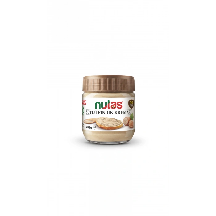 Nutas Sütlü Fındık Kreması – 400g Cam Kavanoz