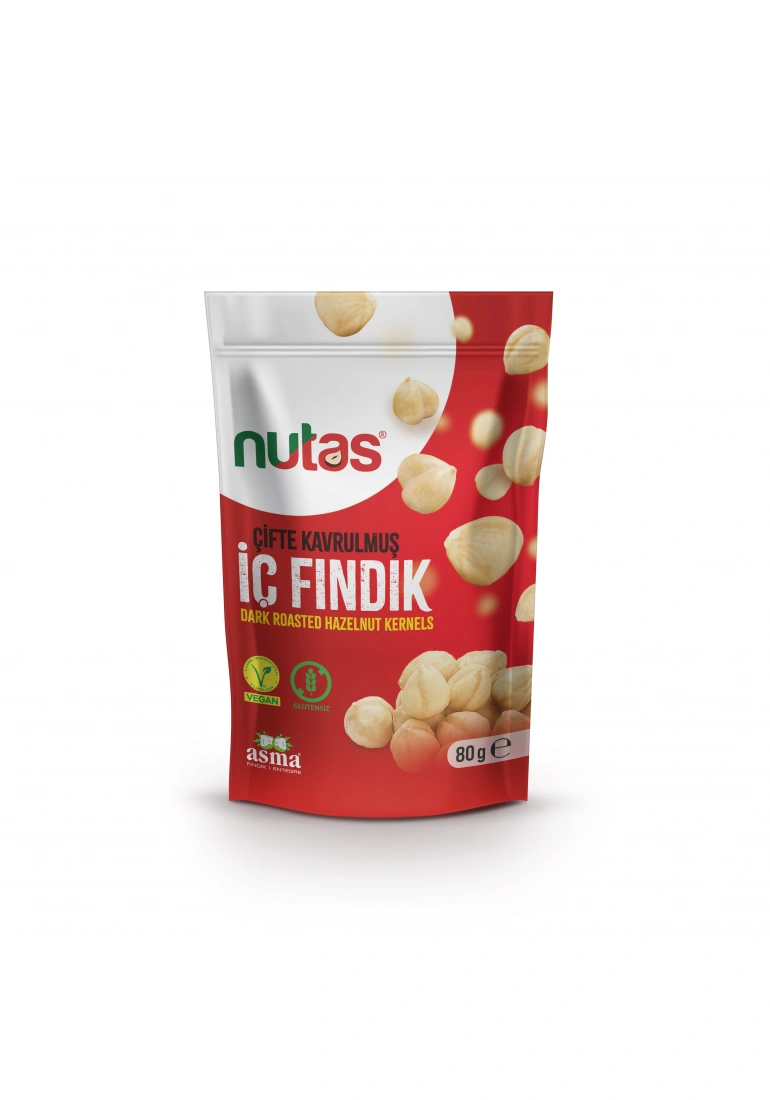 Nutas Çifte Kavrulmuş İç Fındık - 80g Doypack
