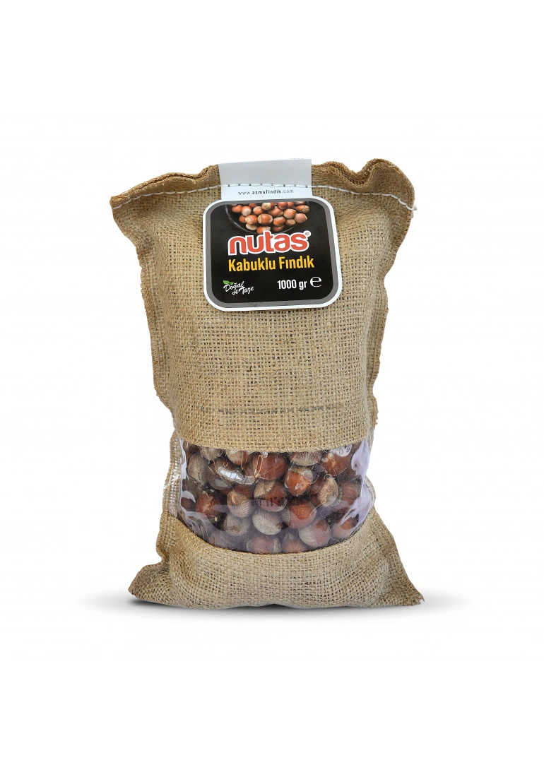 Nutas Kabuklu Fındık – 1 kg Jüt Çuval