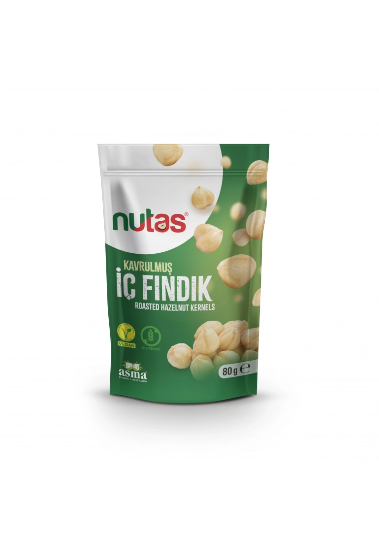 Nutas Kavrulmuş İç Fındık - 80g Doypack