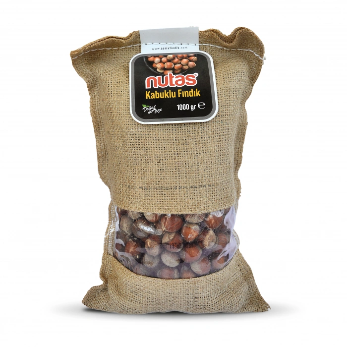Nutas Kabuklu Fındık – 1 kg Jüt Çuval