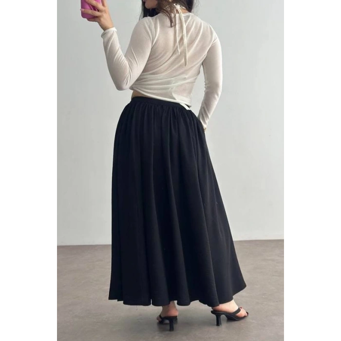 Cepli keten etek siyah kz24