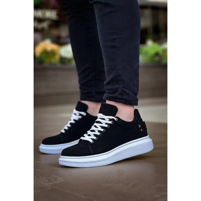 KB047  Kuback Siyah Süet Günlük Erkek  Ayakkabı