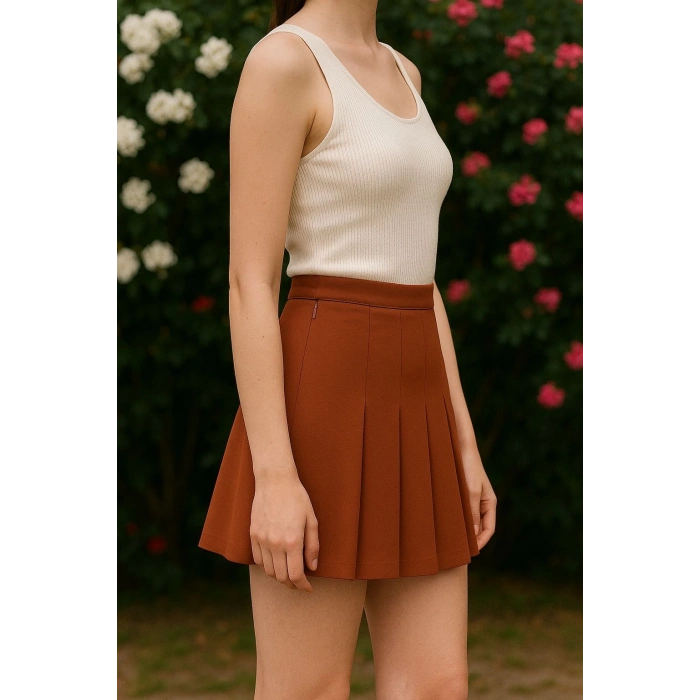 Üç pileli etek kremit w24815