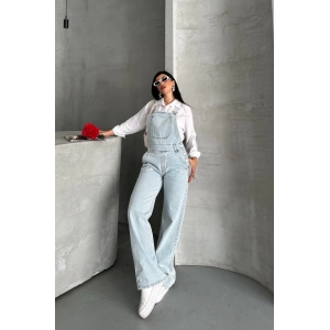 Pantolon kar yıkama salopet mavi d2514