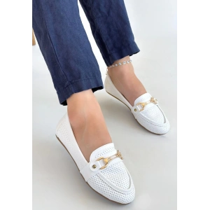 Rain Beyaz Cilt Babet Ayakkabı