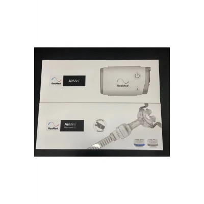 AirMini En Küçük Taşınabilir Otomatik CPAP Cihazı + ResMed P10 Maske+AirMini Bağlantısı