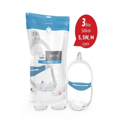 Airfit N30i Burun Cpap Mask Yeni Model S-m-sw(3 ADET BOY) Paket Içinde