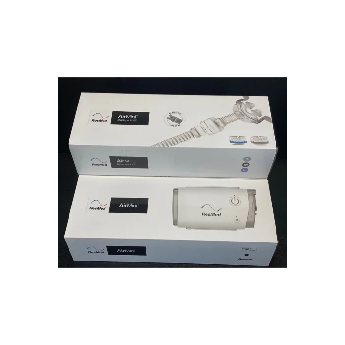 AirMini En Küçük Taşınabilir Otomatik CPAP Cihazı + ResMed P10 Maske+AirMini Bağlantısı