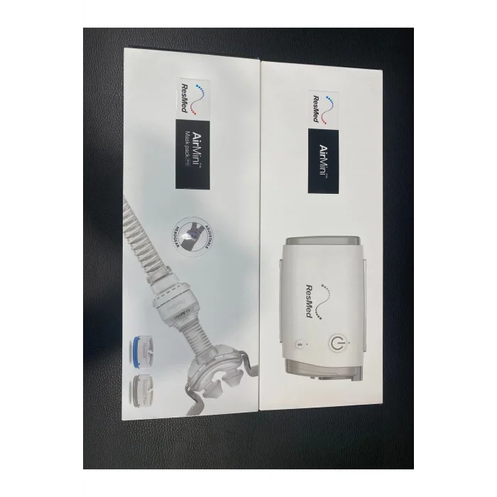 AirMini En Küçük Taşınabilir Otomatik CPAP Cihazı + ResMed P10 Maske+AirMini Bağlantısı