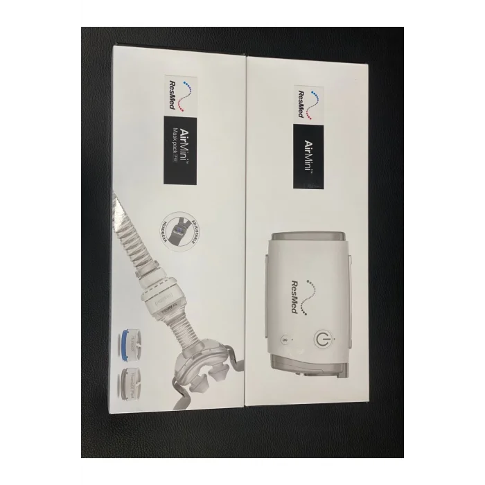 AirMini En Küçük Taşınabilir Otomatik CPAP Cihazı + ResMed P10 Maske+AirMini Bağlantısı