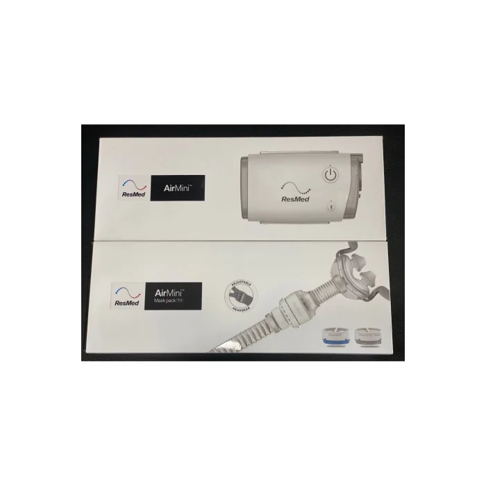 AirMini En Küçük Taşınabilir Otomatik CPAP Cihazı + ResMed P10 Maske+AirMini Bağlantısı
