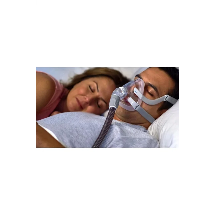 AirFit F20 CPAP BPAP Silikon Tam Yüz Ağız Burun Maskesi - Büyük Boy / Large