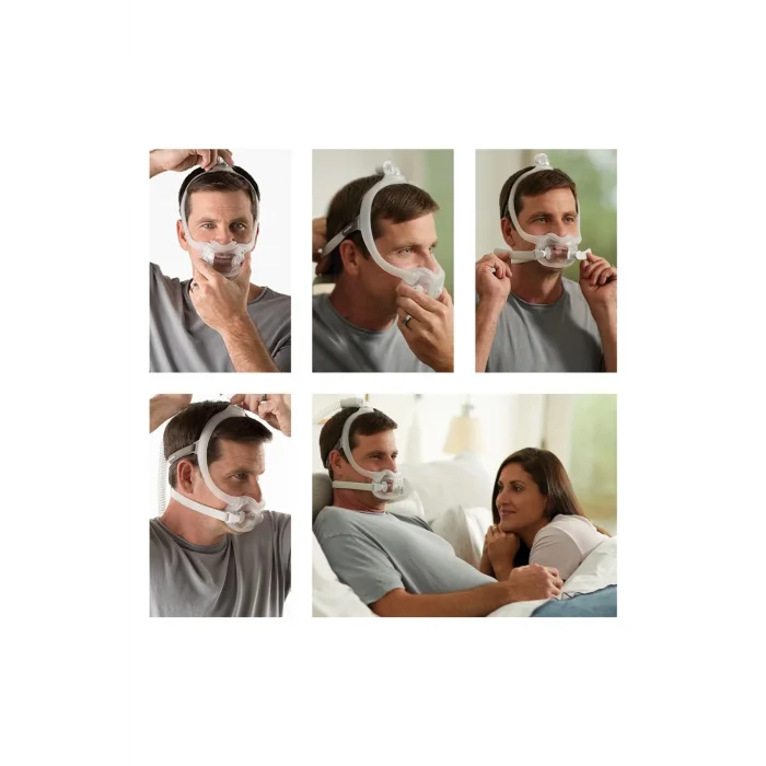 Respironics Dreamwear Full Face Cpap Maskesi Large + yedek silikon MW