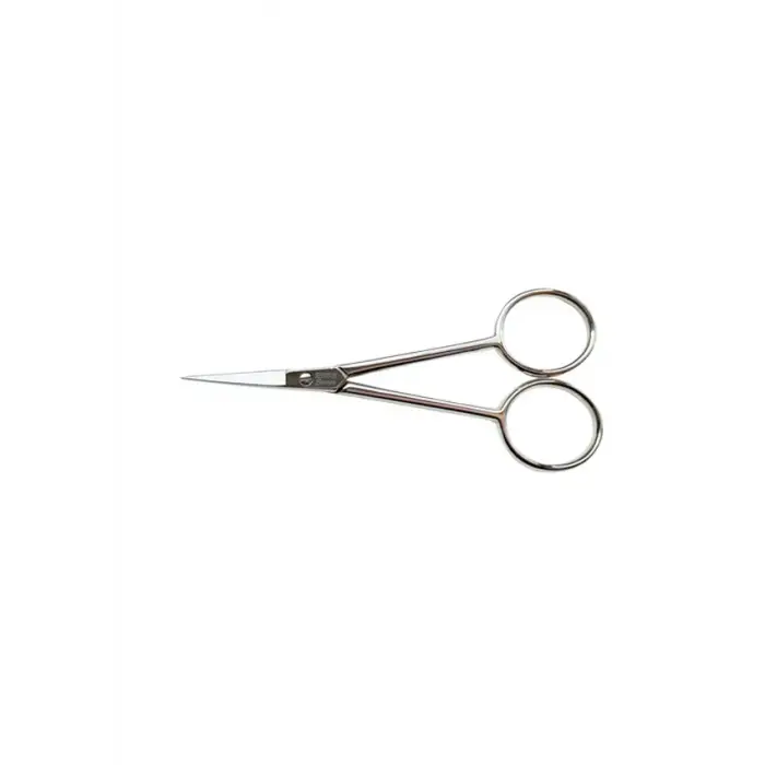 009-400 Ayrık Saplı Nakış Makası No: 4 İnç / 10,16 Cm - Nikel Kaplama