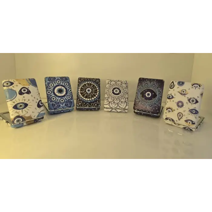 12li Büyüteçli Dikdörtgen Cep Aynası Mz-101