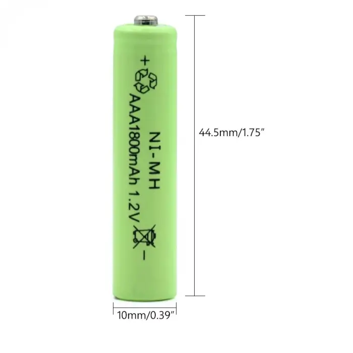 1800mah 1.2v Aa Ni-mh Şarj Edilebilir Pili 12 Adet