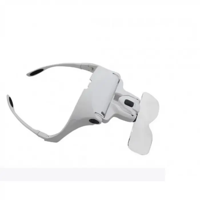 5 Lens 1.0x3.5x, 2led Işıklı  Ile Ayarlanabilir Gözlük Büyüteç9892b2