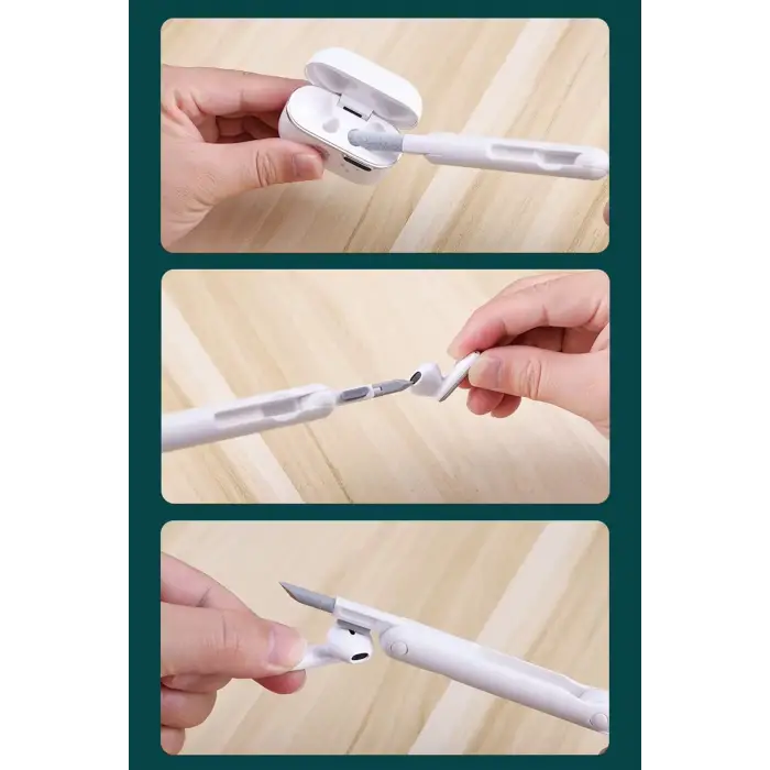 7 Parça Klavye Ve Kulaklık Temizleme Fırça Seti