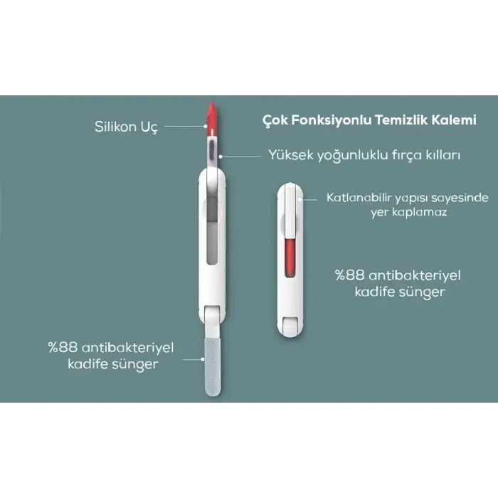 7 Parça Klavye Ve Kulaklık Temizleme Fırça Seti