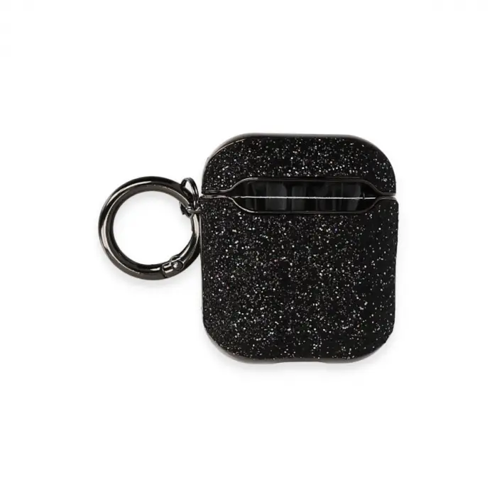 Airpods 2 (2.nesil) Spell Simli Kılıf - Siyah