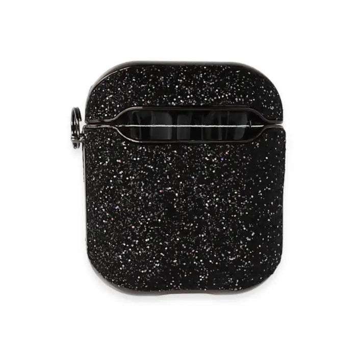 Airpods 2 (2.nesil) Spell Simli Kılıf - Siyah