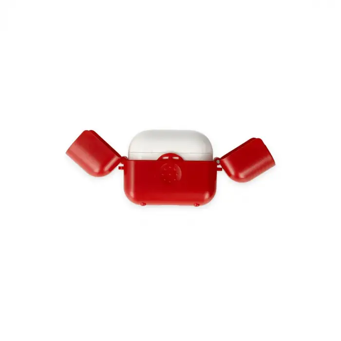 Airpods 3 (3.nesil) Basmalı Kılıf - Kırmızı