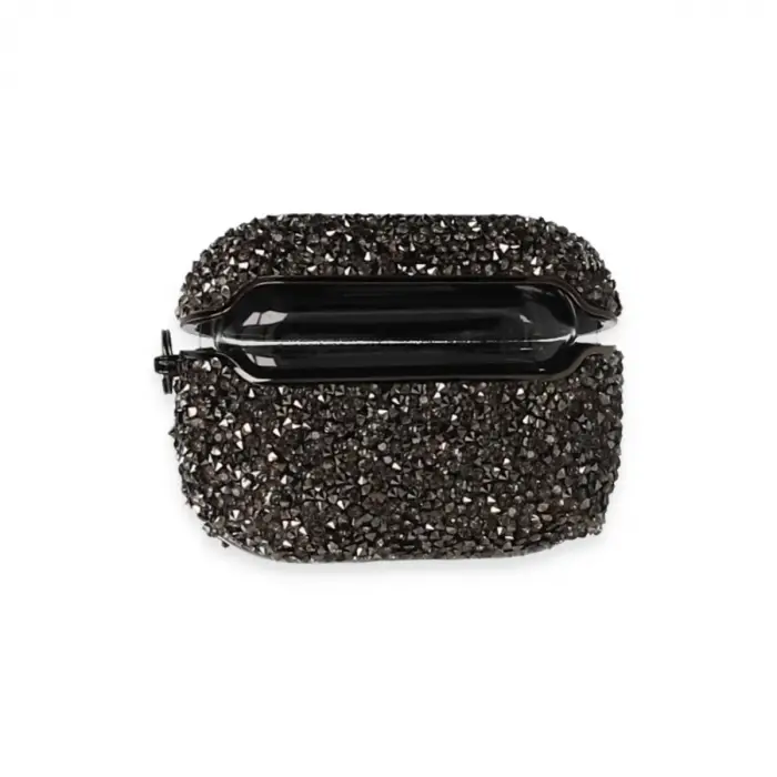 Airpods 3 (3.nesil) Mira Taşlı Kılıf - Siyah
