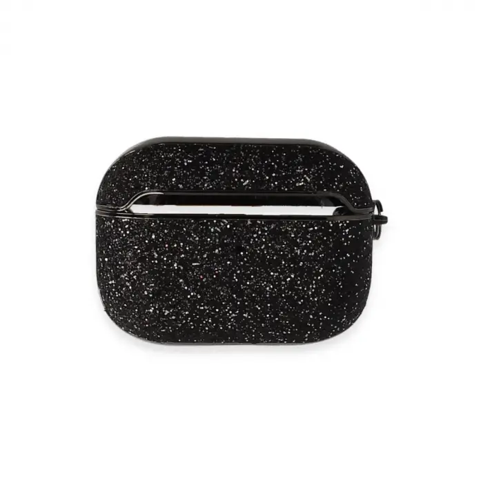 Airpods 3 (3.nesil) Spell Simli Kılıf - Siyah